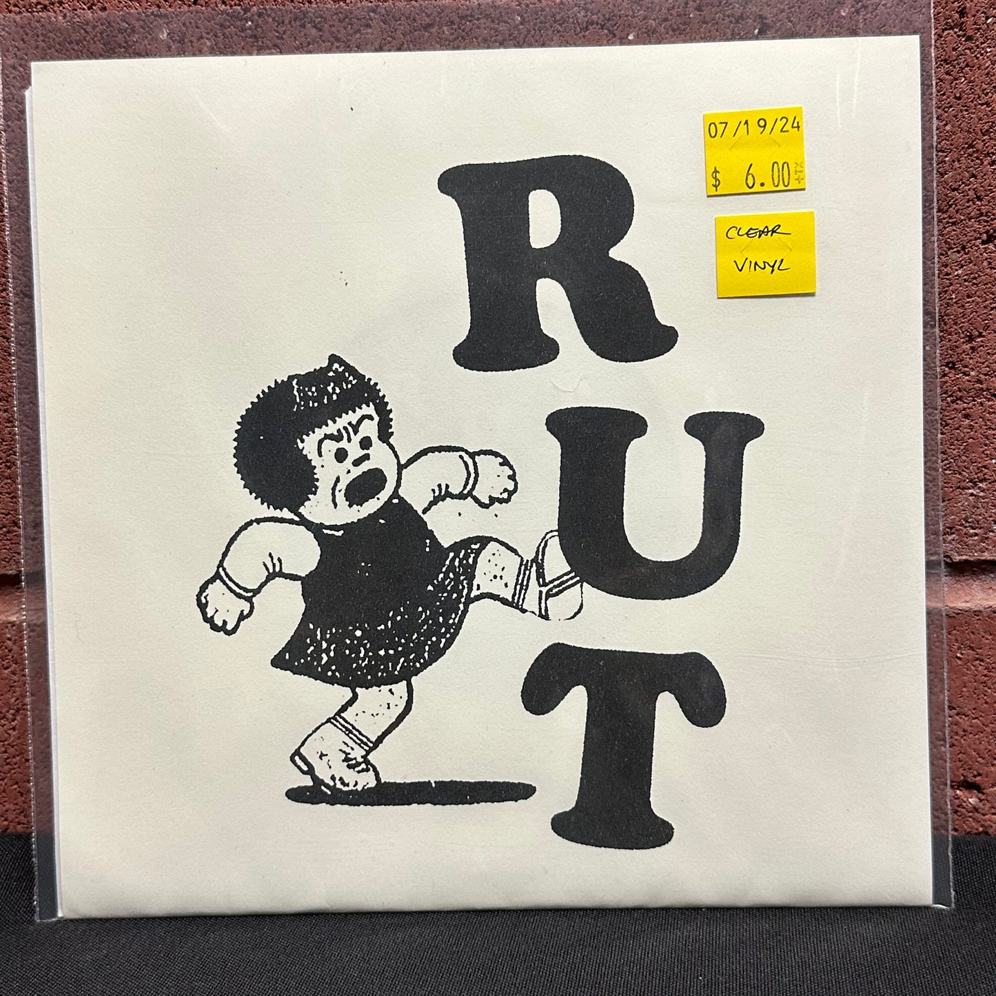 Used Vinyl:  RUT ”Attraction” 7" (Clear vinyl)