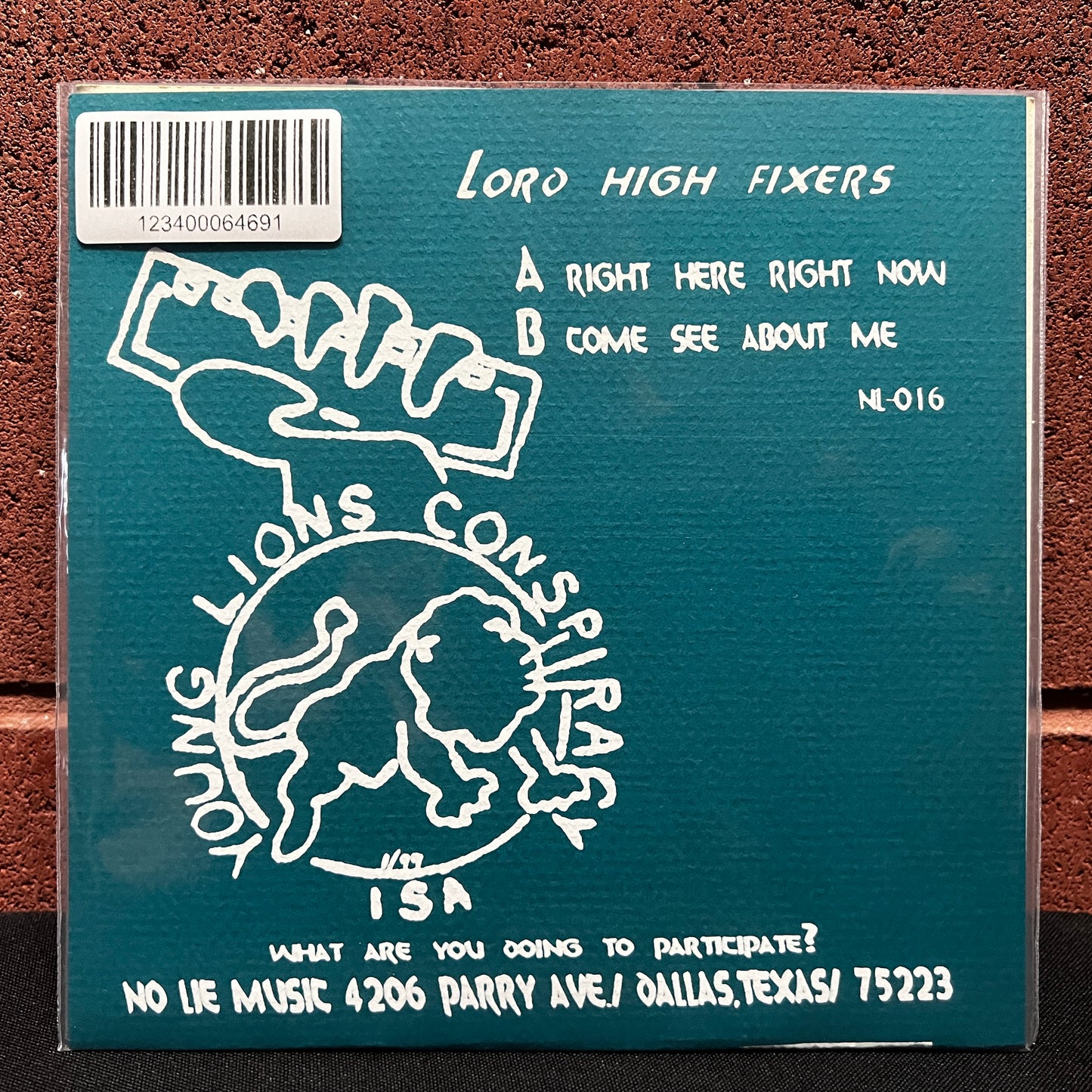 Used Vinyl: Lord High Fixers "Right Here Right Now" 7" (White Vinyl)