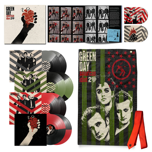 Green Day "American Idiot" (20th Anniversary) 8xLP+2xBlu Ray Box Set (Color Vinyl)