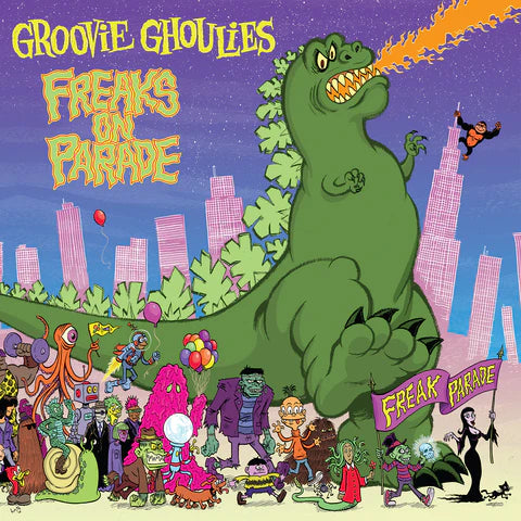 DAMAGED: Groovie Ghoulies "Freaks On Parade" LP (1-2-3-4 Go! Records Exclusive!)