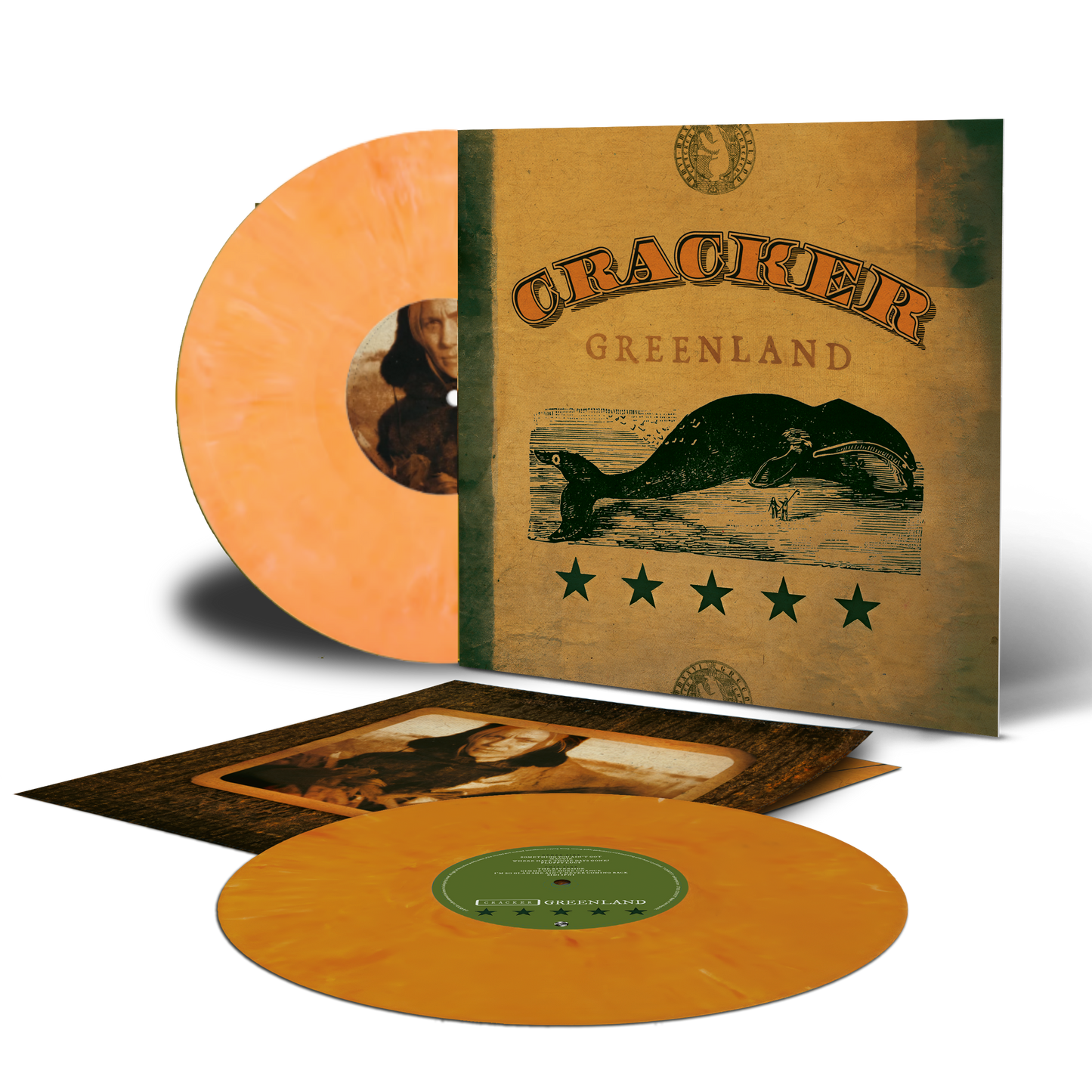 PRE-ORDER: Cracker "Greenland" 2xLP (Orange Eco mix Color Vinyl)
