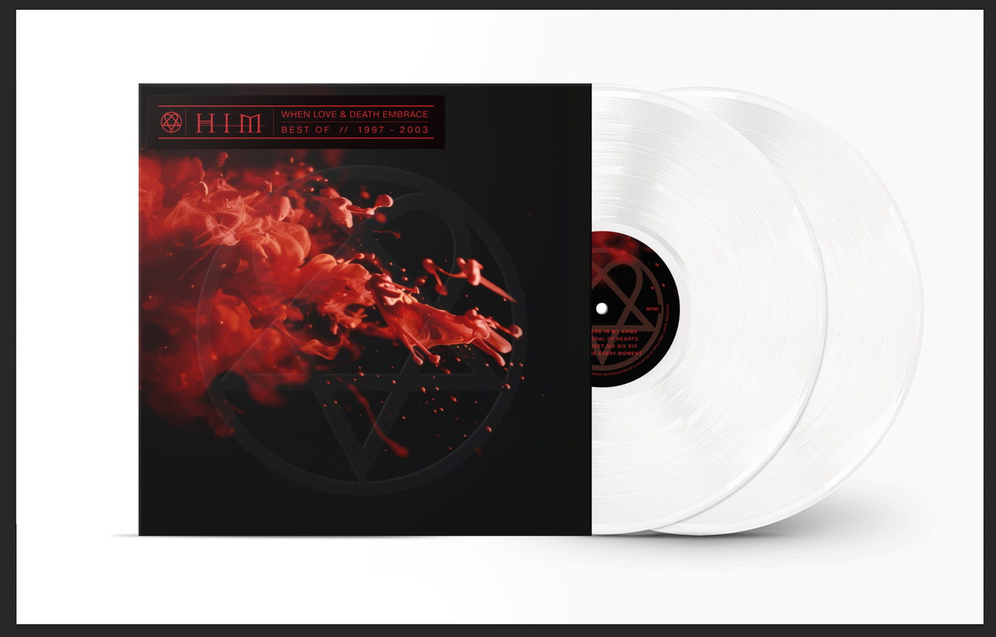 HIM "When Love and Death Embrace" 2xLP (White Vinyl)