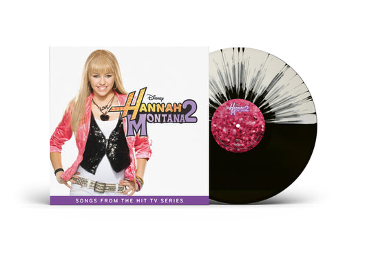 Hannah Montana "Hannah Montana 2 (OST)" LP (Split Black/White Splatter Vinyl)