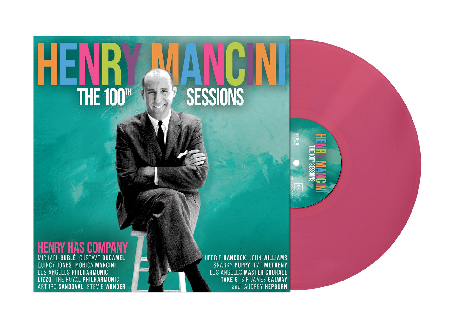 PRE-ORDER: Henry Mancini "The Henry Mancini 100th Sessions: Henry Has Company" LP (Indie Exclusive Hot Pink Vinyl)