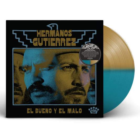 Hermanos Gutiérrez "El Bueno Y El Malo" LP (Gold & Sea Blue Split Vinyl)