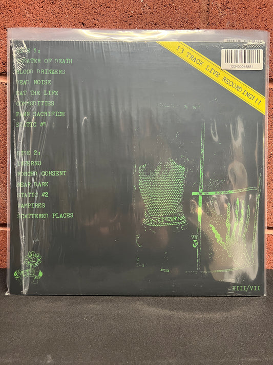 Used Vinyl: Lebenden Toten "Synaptic Noise Dissiciation" LP (Clear w/Green, Red & Yellow Splatter Vinyl)