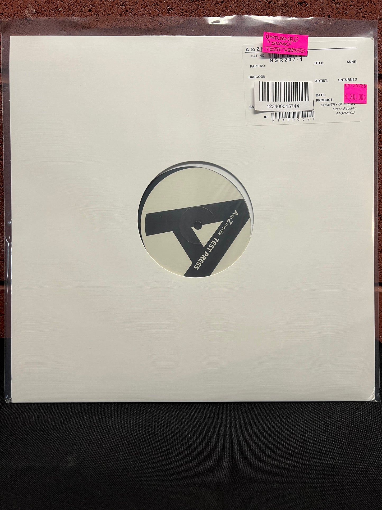 Used Vinyl: Unturned "Sunk" LP (Test Press)