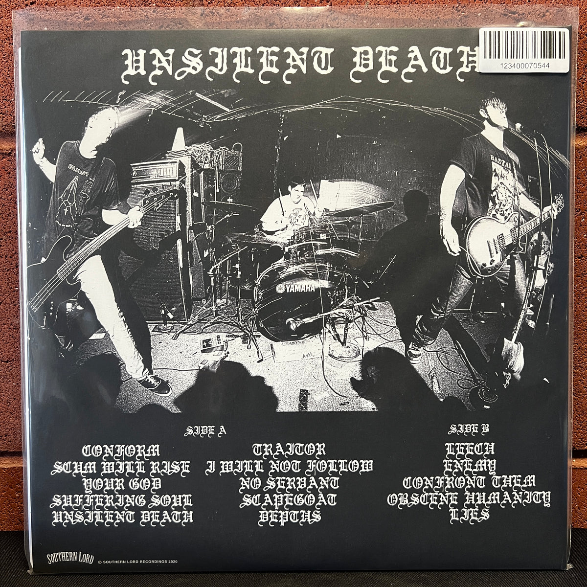 Used Vinyl: Nails  "Unsilent Death" LP (2018 Press - Silver Vinyl)