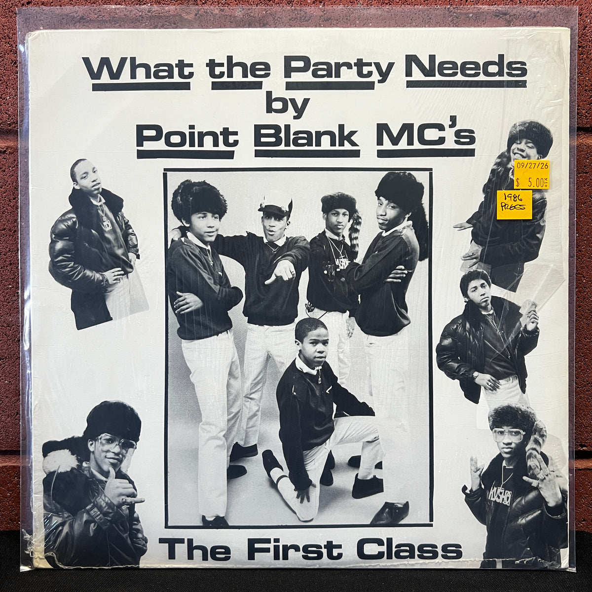 Used Vinyl: Point Blank MC's ‎" What The Party Needs" 12" (1986 Press)