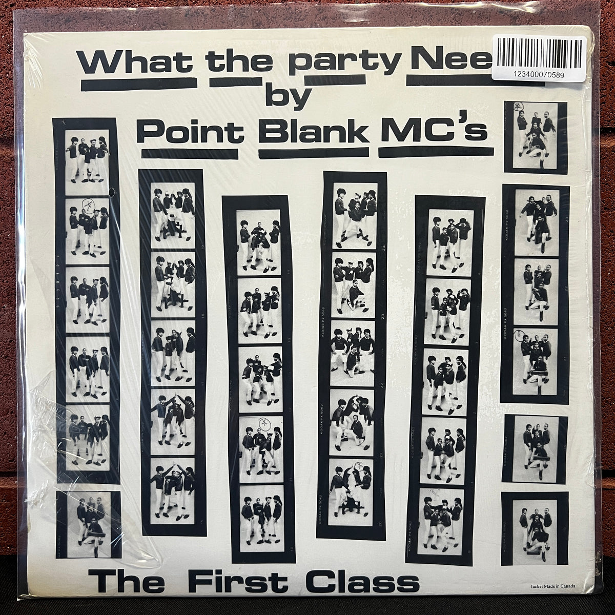 Used Vinyl: Point Blank MC's ‎" What The Party Needs" 12" (1986 Press)