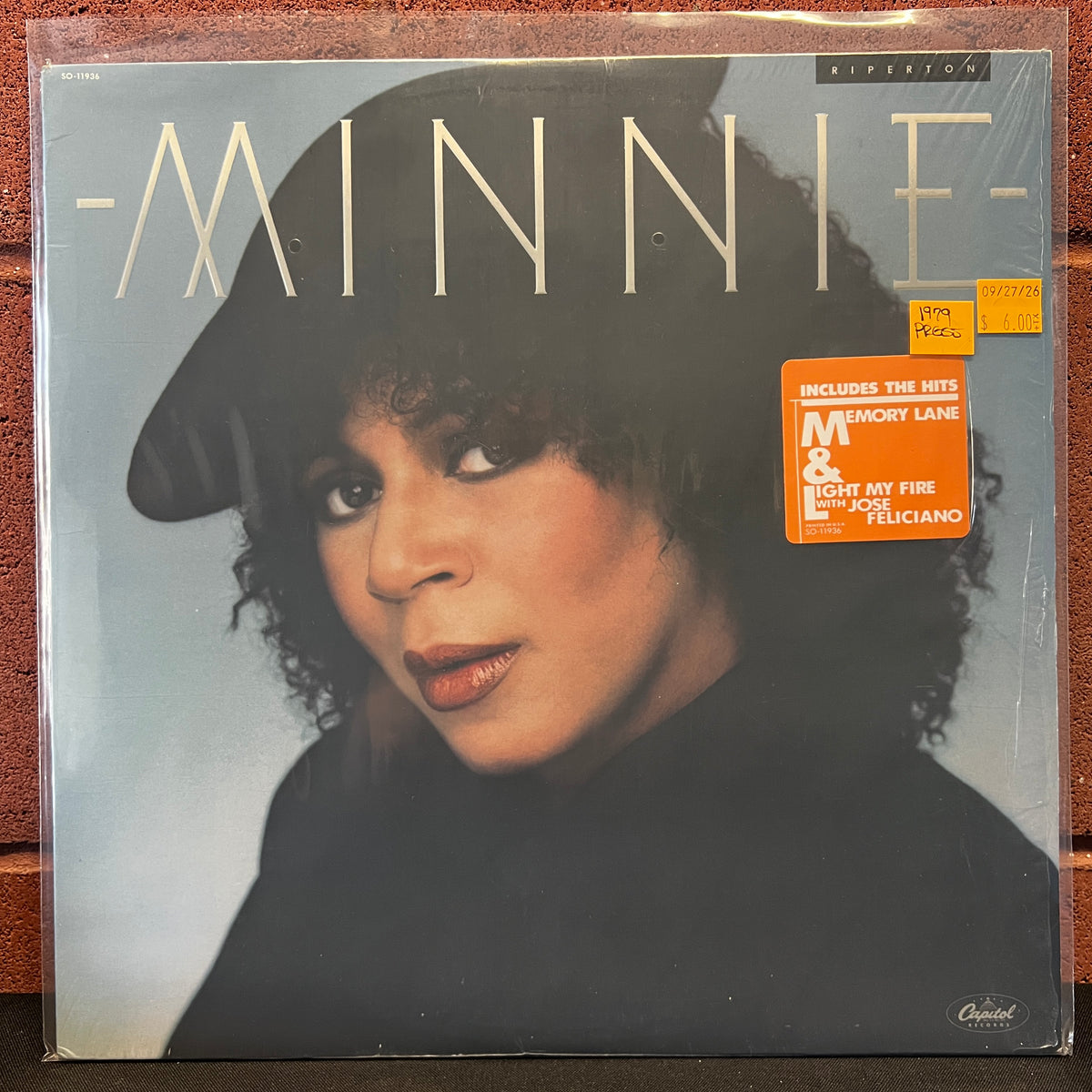 Used Vinyl: Minnie Riperton ‎"Minnie" LP (1979 Press)