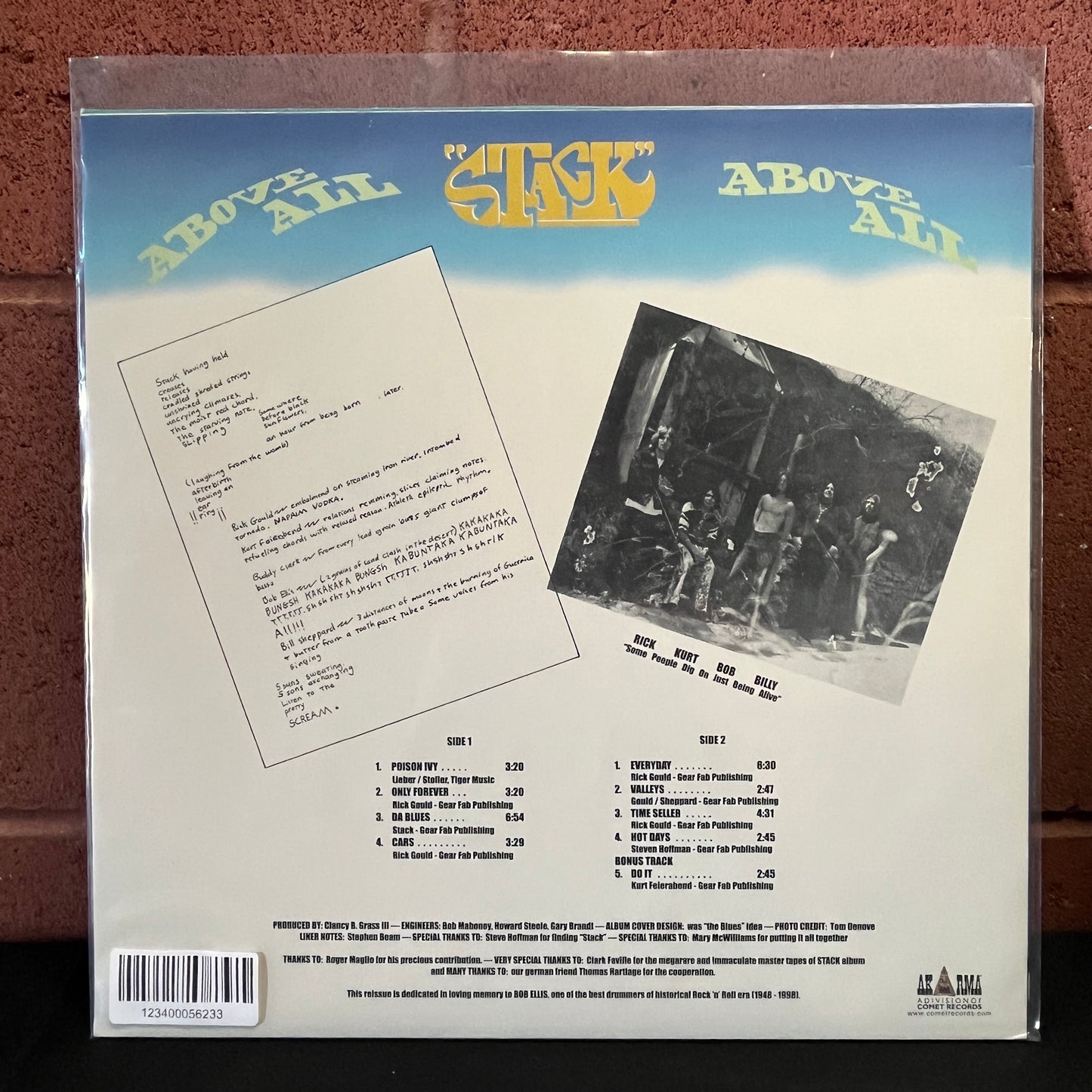 Used Vinyl: Stack "Above All" LP