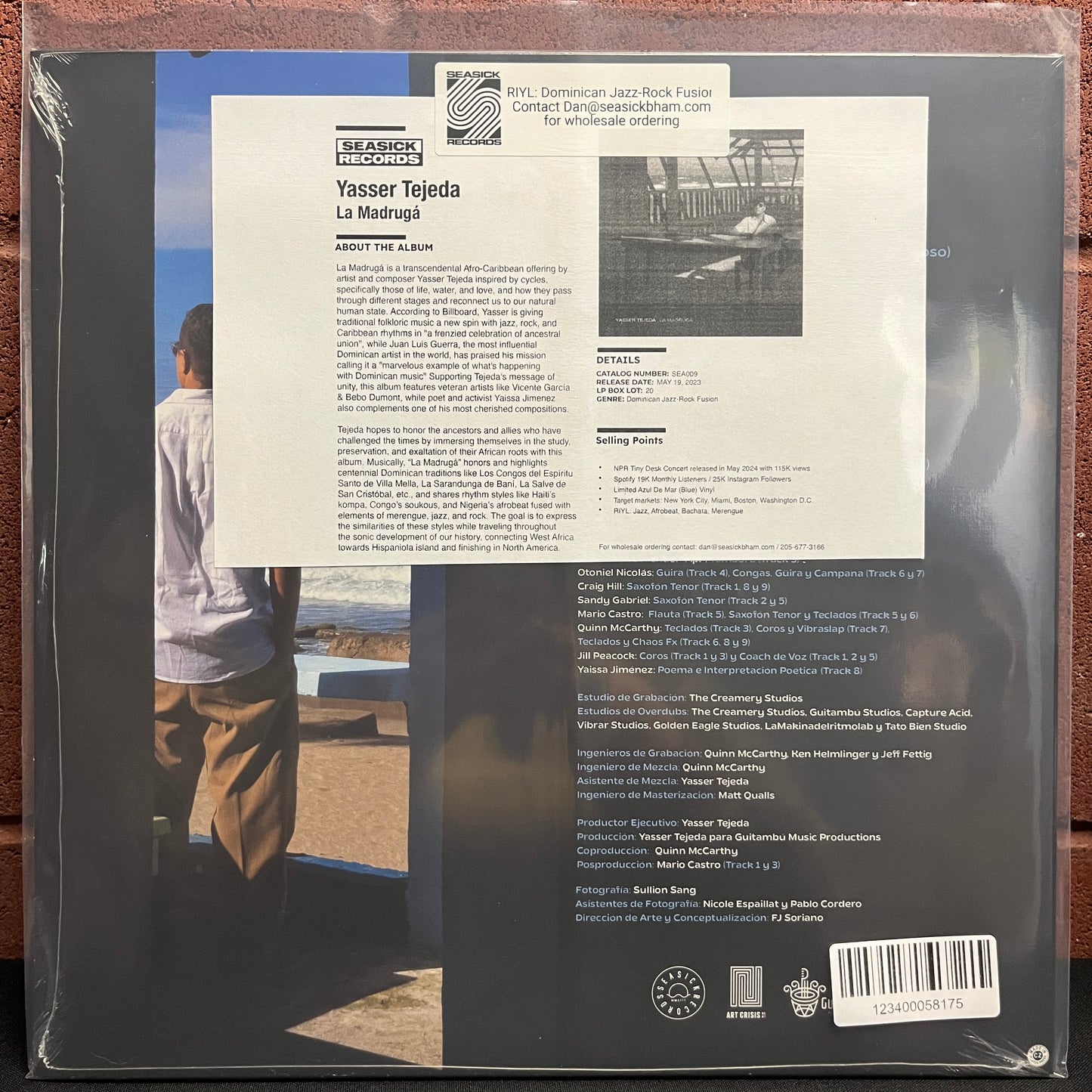 Used Vinyl: Yasser Tejeda "La Madruga" LP (Sealed)