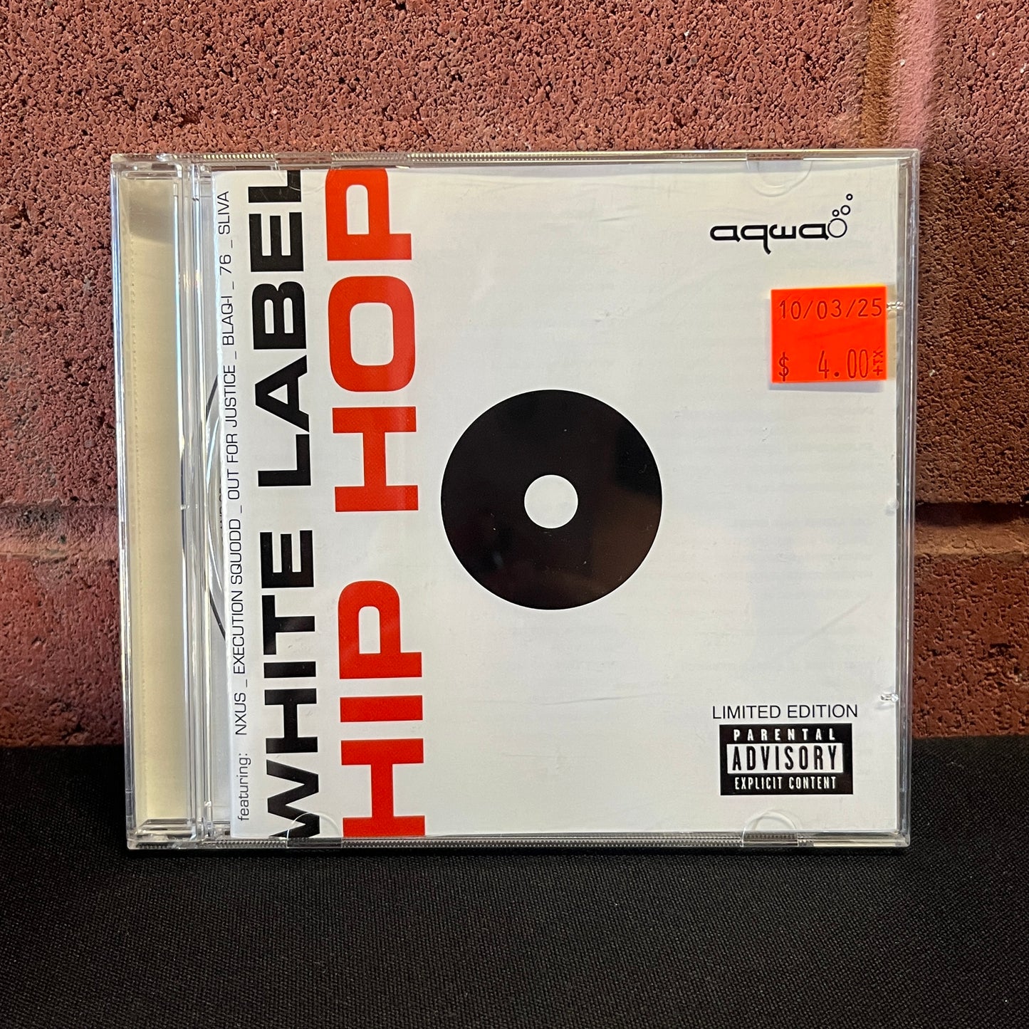 Used CD: V/A - "White Label Hip Hop" CD