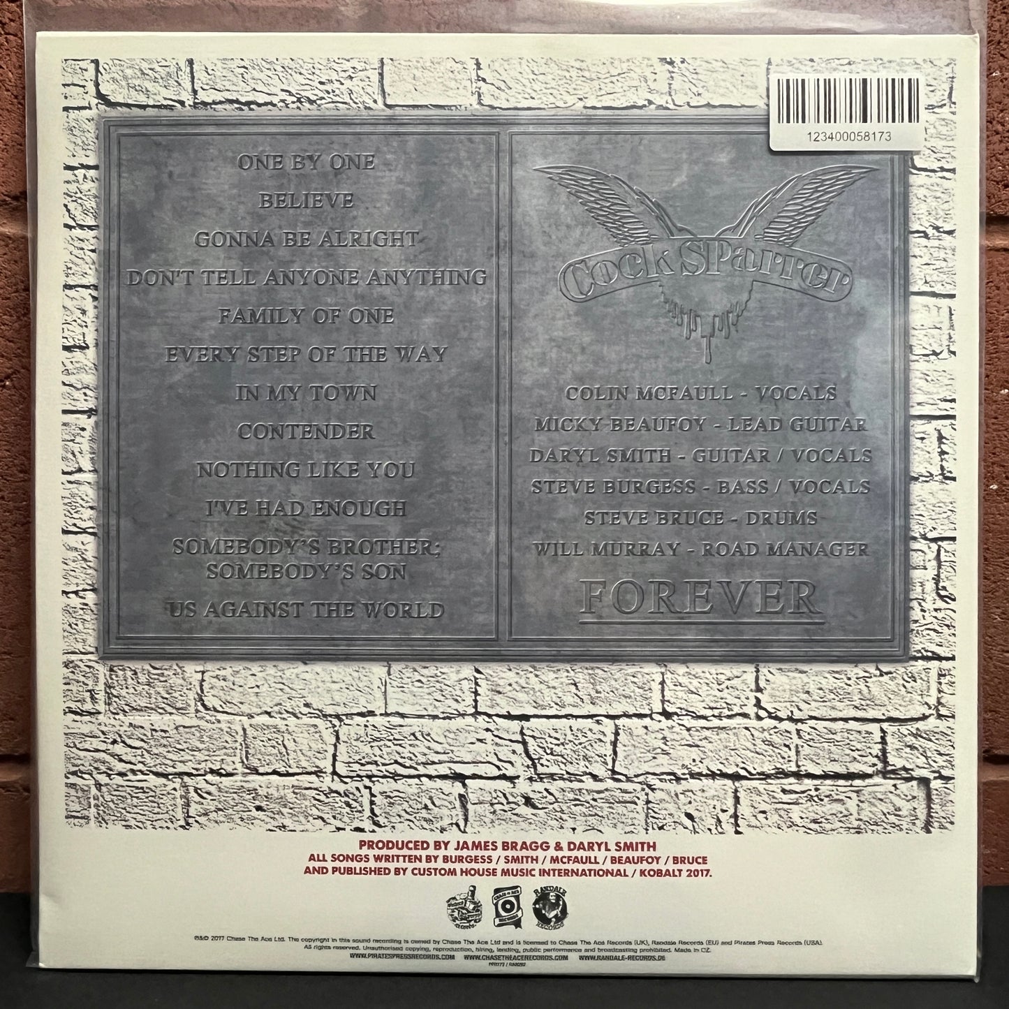 Used Vinyl: Cock Sparrer "Forever" LP (2017 pressing)