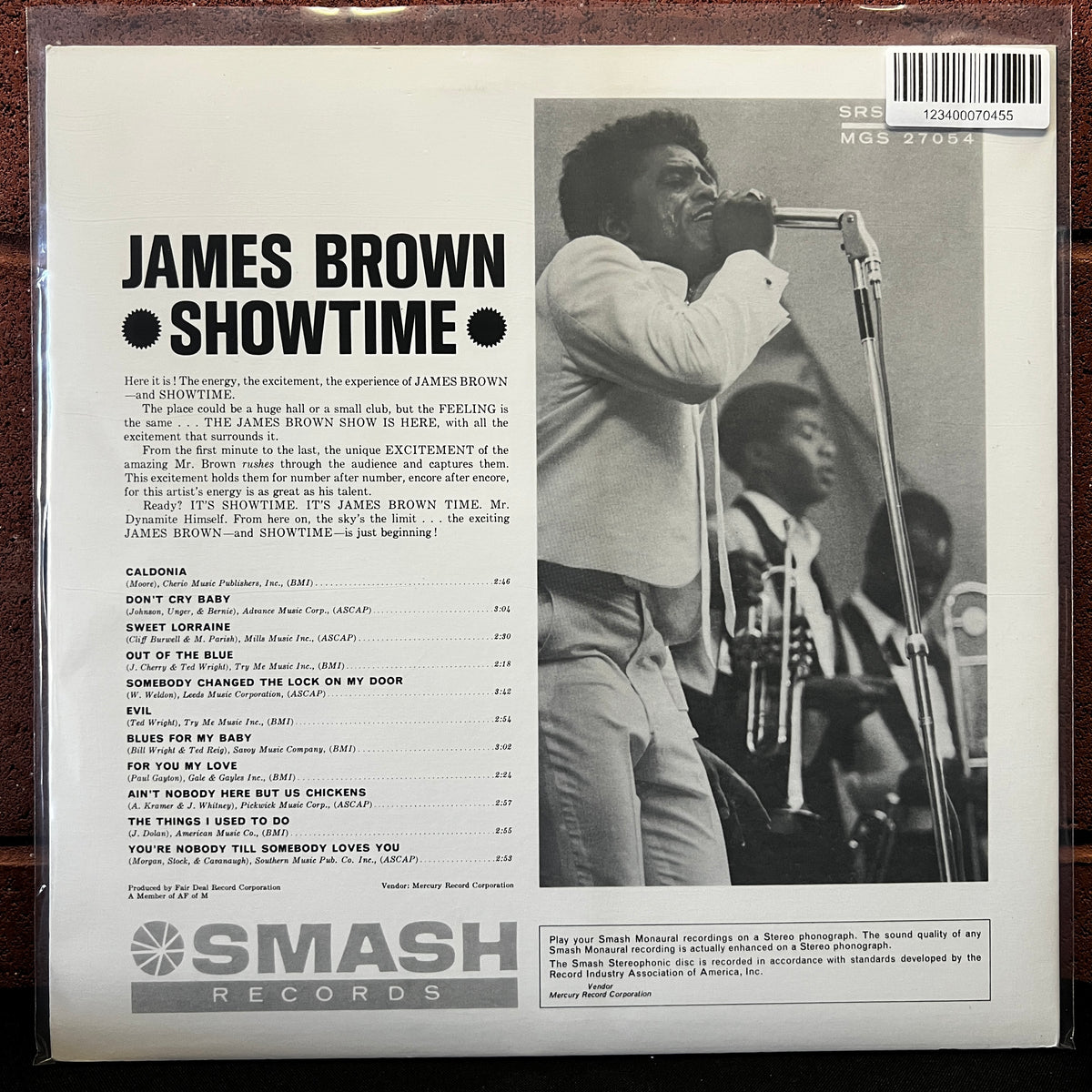 Used Vinyl: James Brown "Showtime" LP (Modern 180g Press)
