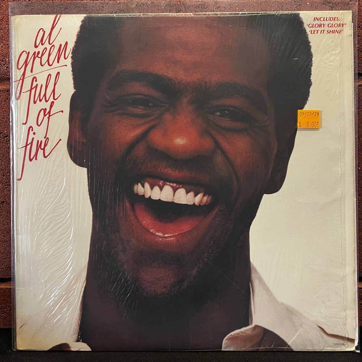 Used Vinyl: Al Green "Full Of Fire" LP (1982 Press)
