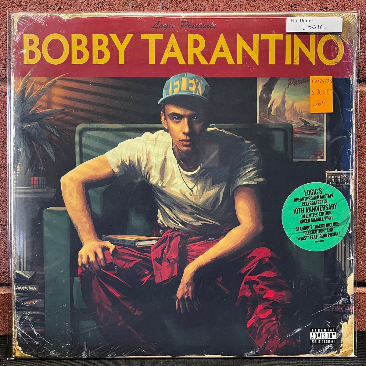 Used Vinyl: Logic "Bobby Tarantino" LP (Sealed, Green vinyl)