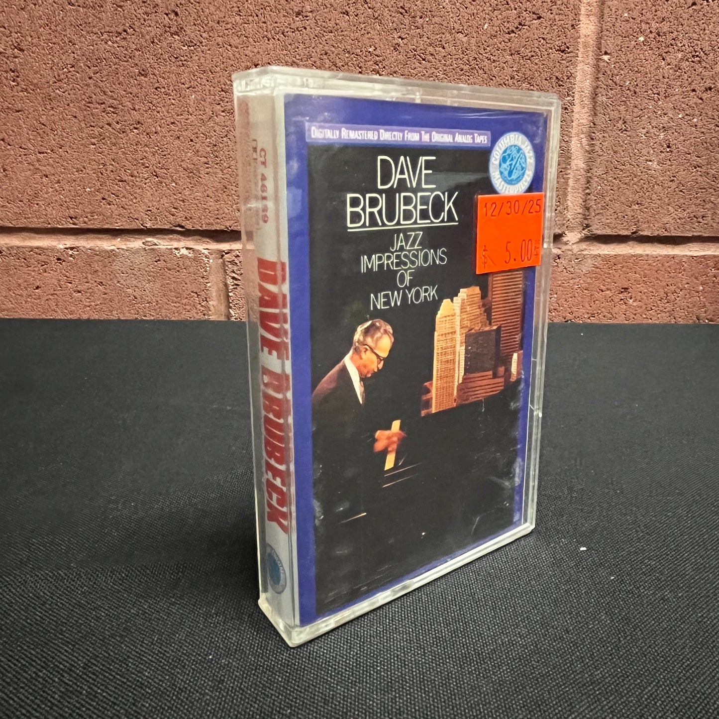 Used Cassette: Dave Brubeck "Jazz Impressions of New York" Tape (1990 Digital Remaster)