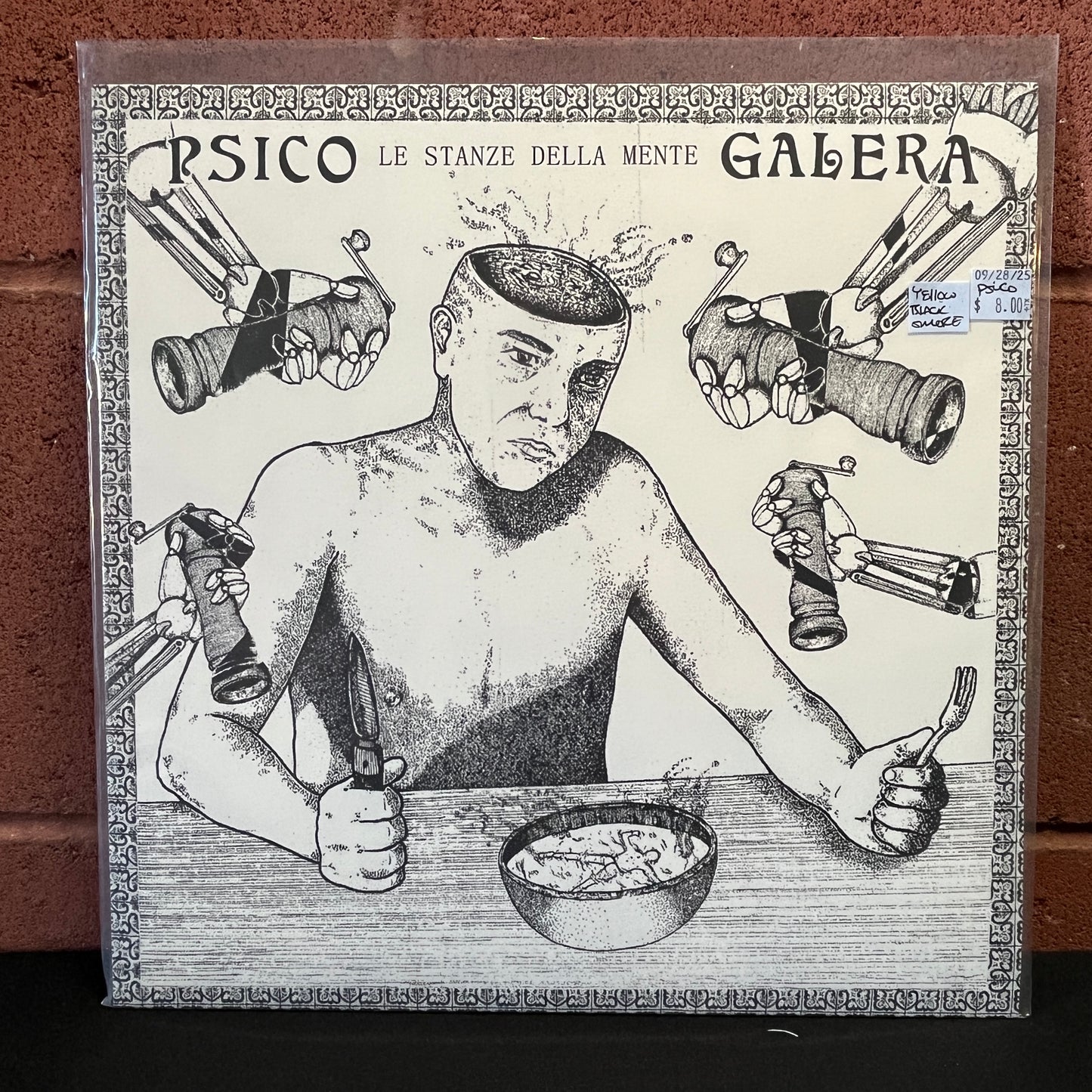 Used Vinyl: Psico Galera "Le Stanze Della Mente" LP (Yellow & Black Smoke Vinyl)