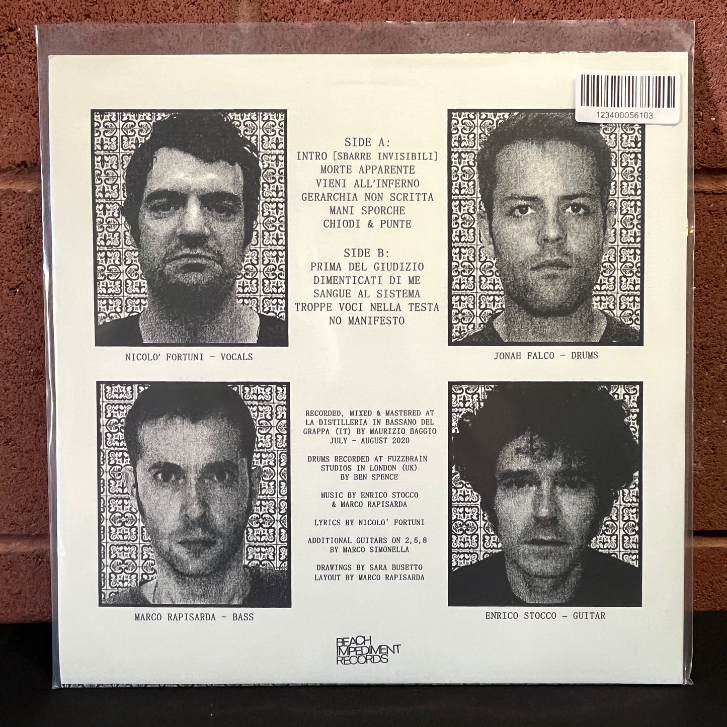 Used Vinyl: Psico Galera "Le Stanze Della Mente" LP (Yellow & Black Smoke Vinyl)