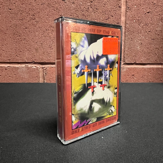 Used Cassette: Eno / Cale (Brian Eno, John Cale) "Wrong Way Up" Tape (1990 US pressing)