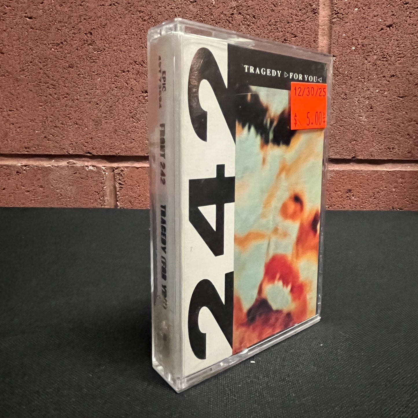 Used Cassette: Front 242 "Tragedy For You" Tape (1990 Cassingle)