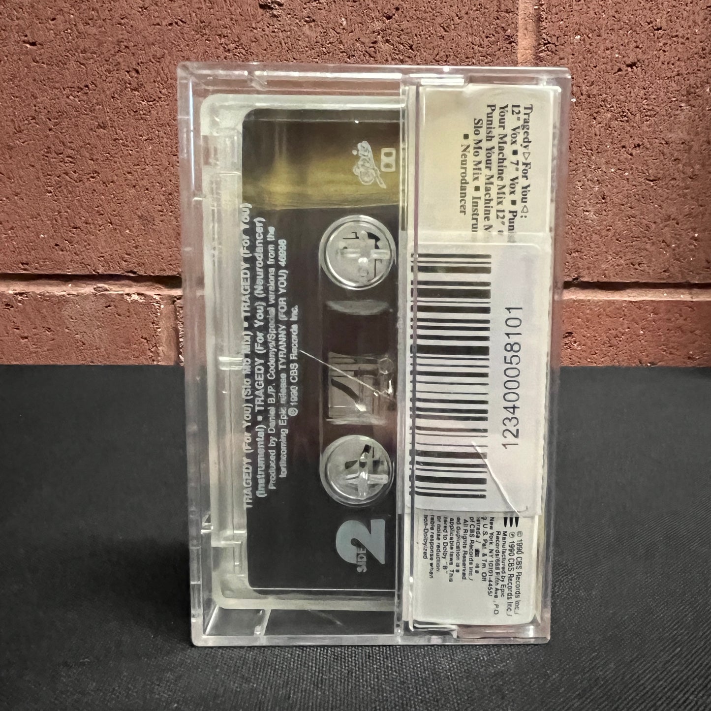 Used Cassette: Front 242 "Tragedy For You" Tape (1990 Cassingle)