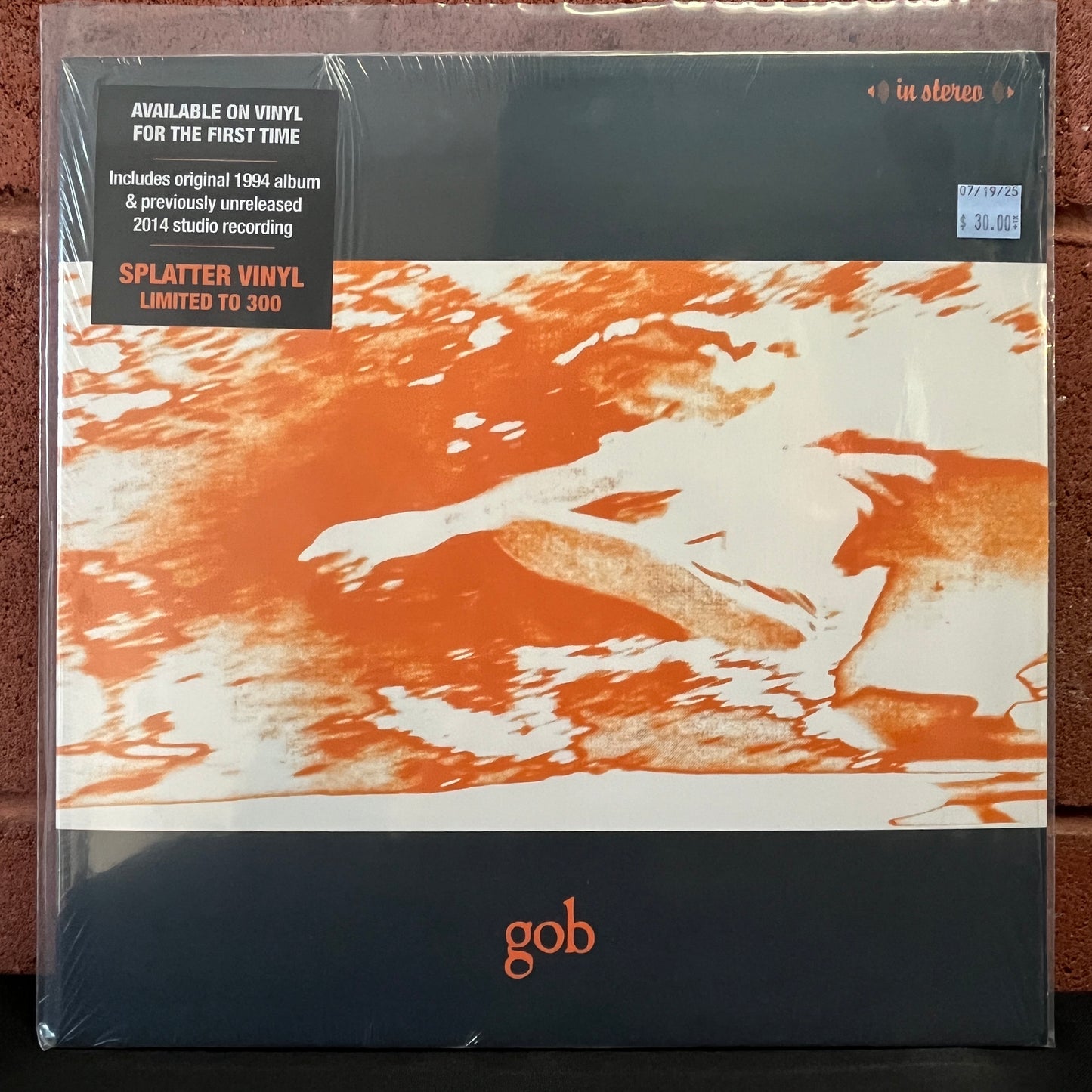 Used Vinyl: Gob "S/T" LP (White With Orange Splatter Vinyl)
