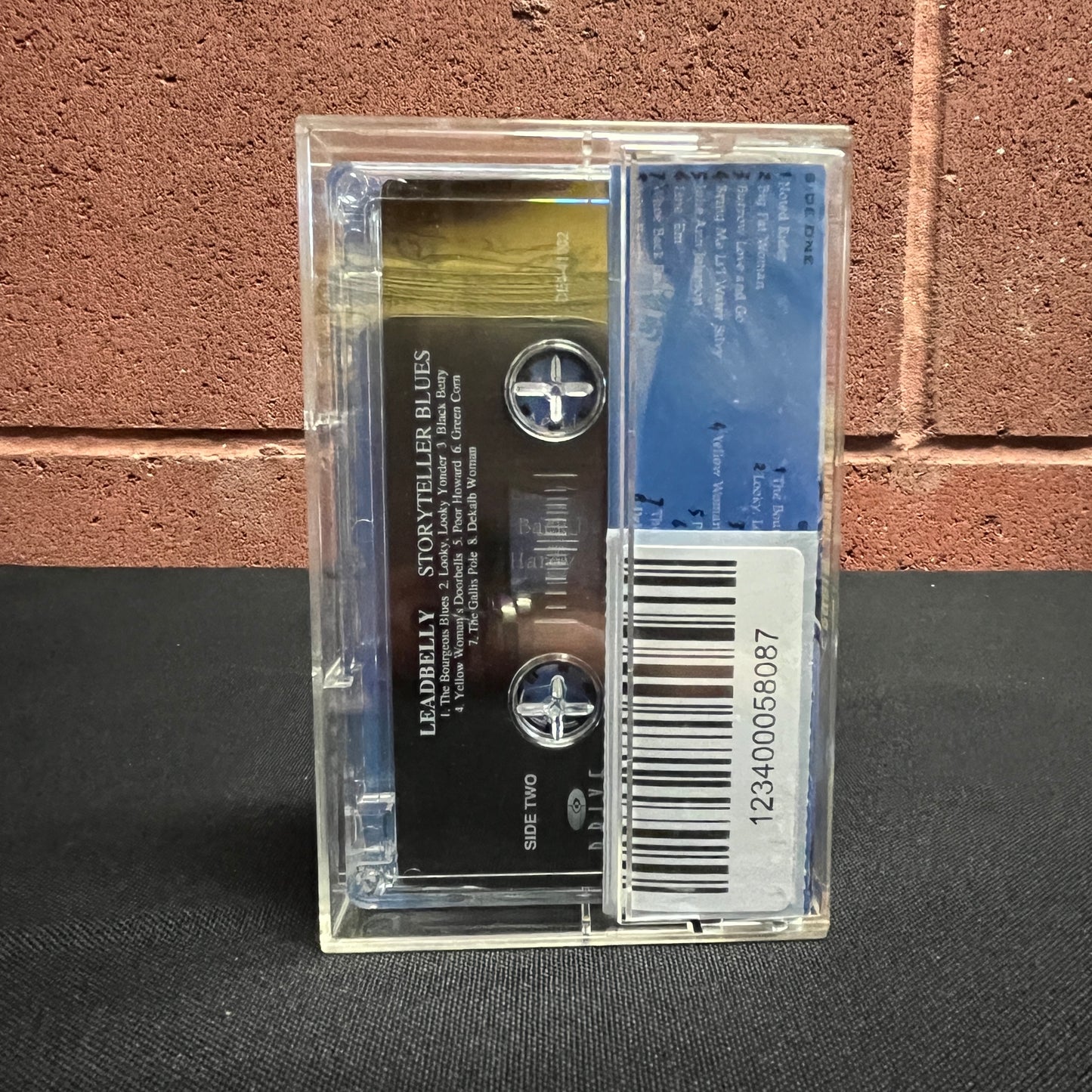 Used Cassette: Leadbelly "Storyteller Blues" Tape (1994 press)