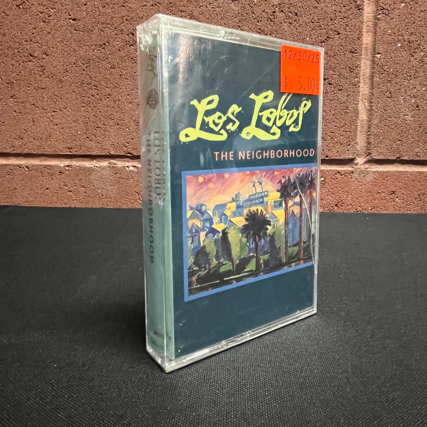 Used Cassette: Los Lobos "The Neighborhood" Tape (Sealed 1990 pressing)