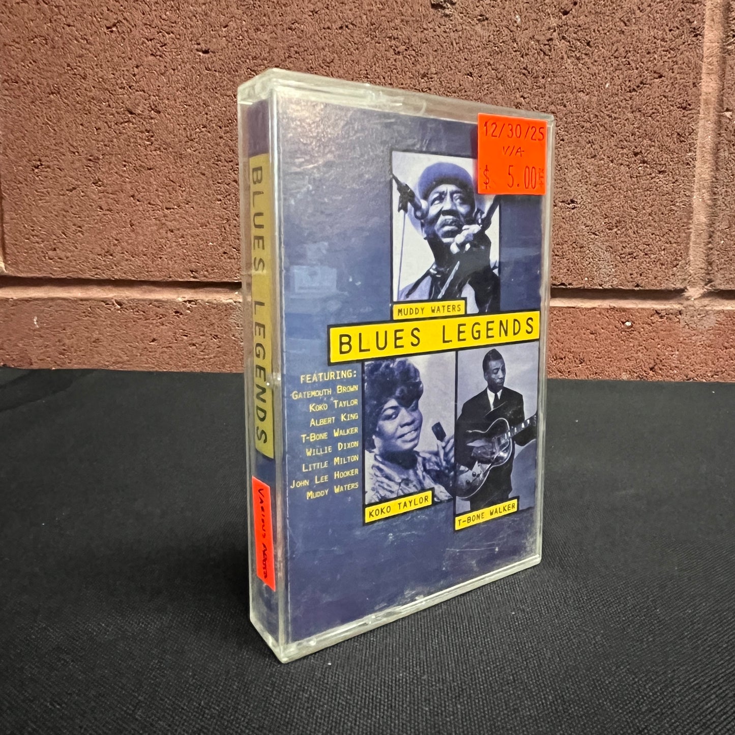 Used Cassette: Various Artists "Blues Legends" Tape