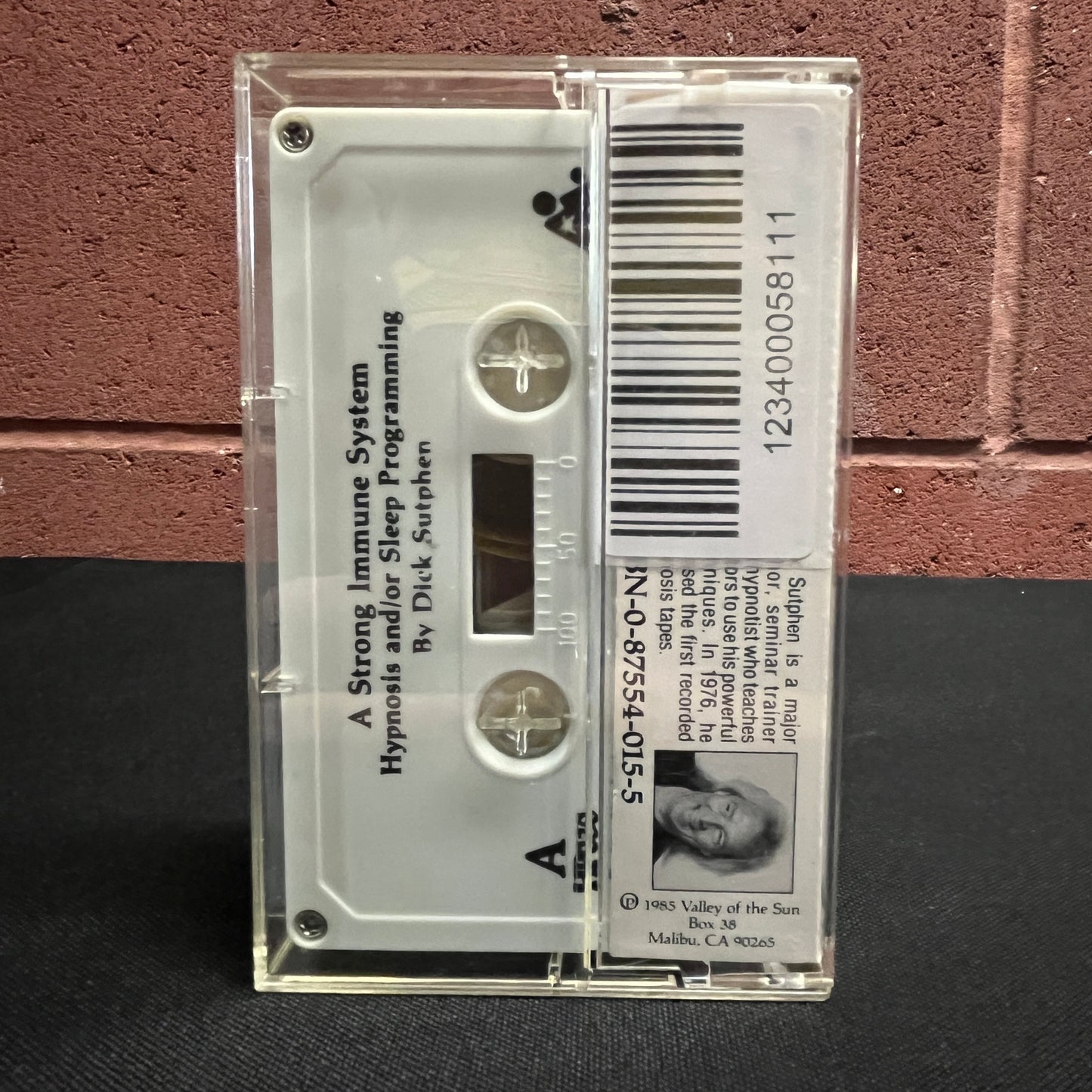Used Cassette: Dick Sutphen "A Strong Immune System" Tape (1986 pressing)