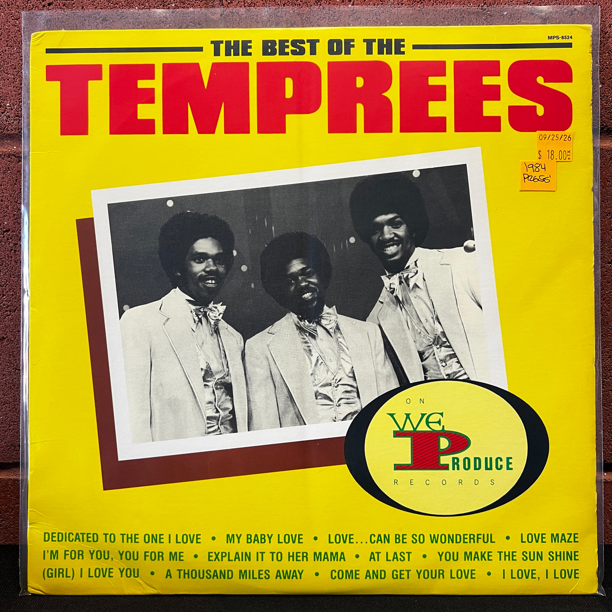 Used Vinyl: The Temprees ‎"The Best Of The Temprees" LP (1984 Press)