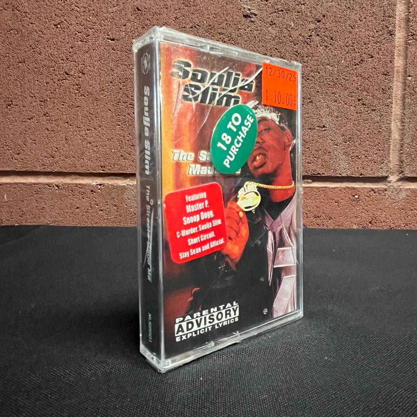 Used Cassette: Soulja Slim "The Streets Made Me" Tape (Sealed!)