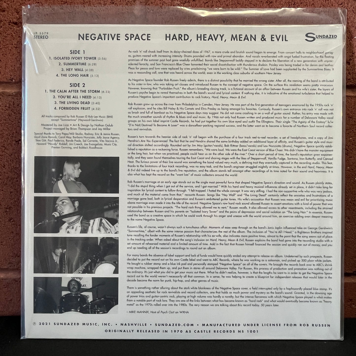 Used Vinyl: Negative Space "S/T" LP