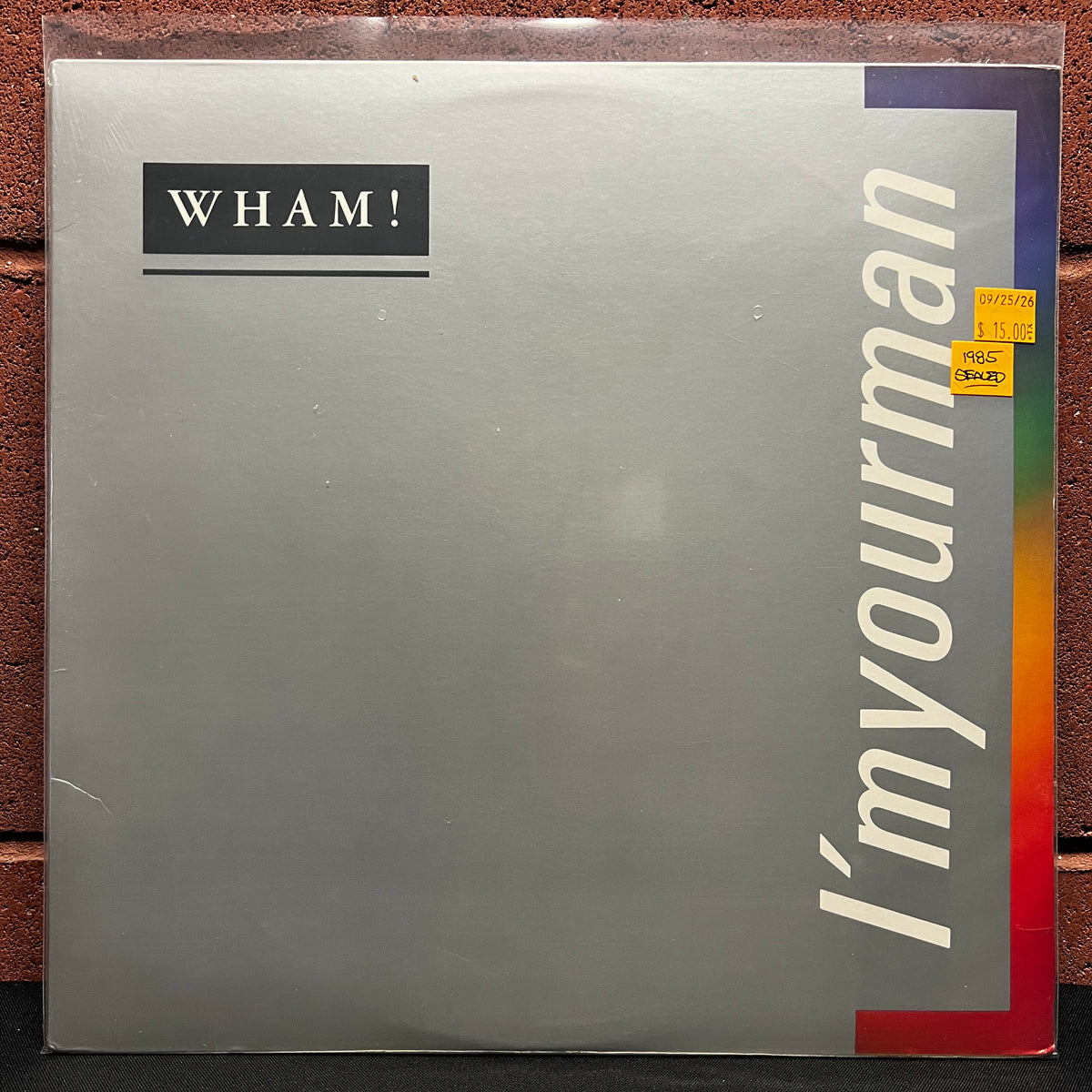 Used Vinyl: Wham! "I'm Your Man" 12" (1985 Press - Sealed)