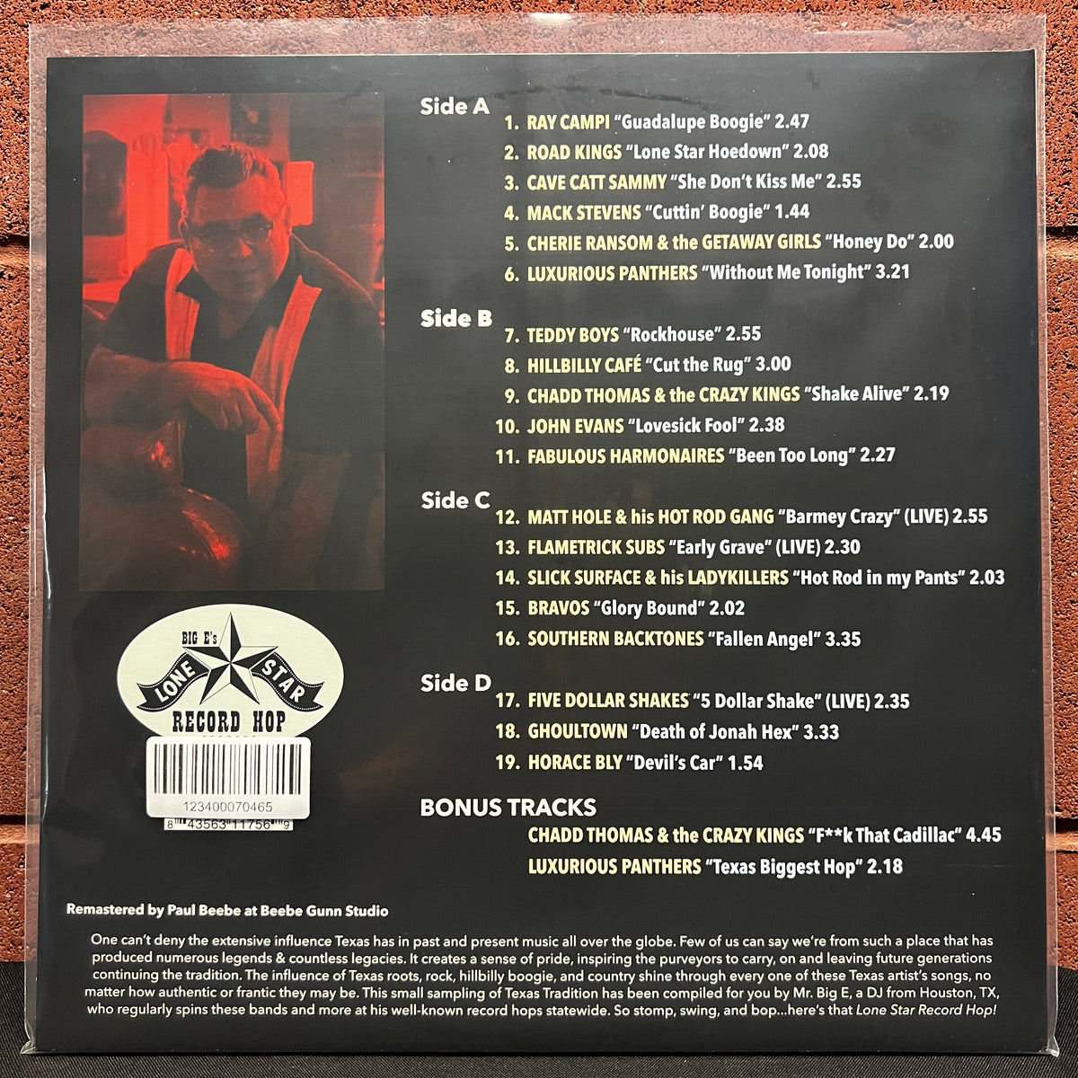 Used Vinyl: V/A - "Big E’s Lone Star Record Hop! Vol I" 2xLP (2019 Press)
