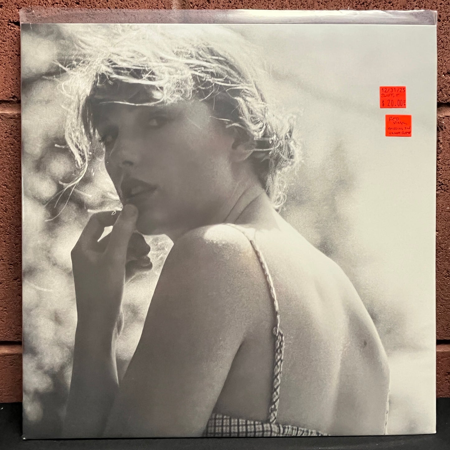 Used Vinyl: Taylor Swift "Folklore" 2xLP (Target Exclusive Red vinyl, alternate artwork)