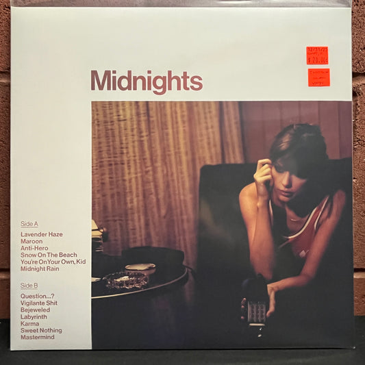 Used Vinyl: Taylor Swift "Midnights" LP (Blood Moon colored vinyl)