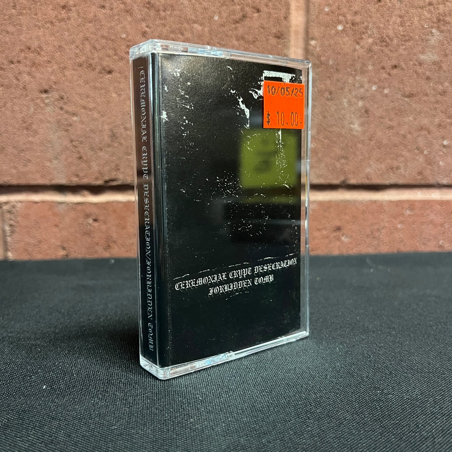 Used Cassette: Ceremonial Crypt Desecration / Forbidden Tomb "Split" Tape