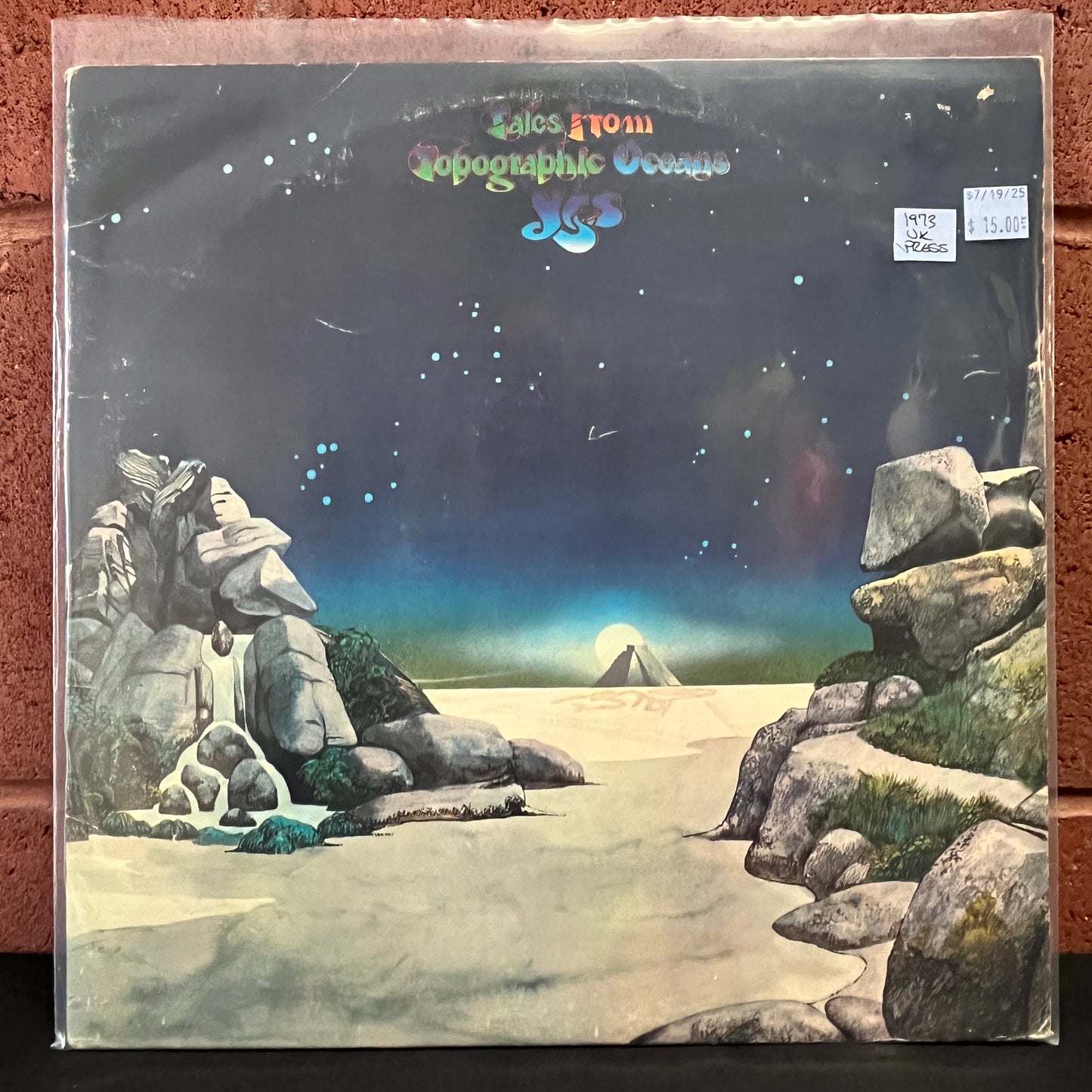 Used Vinyl: Yes "Tales From Topographic Oceans" 2xLP (1973 UK Press)