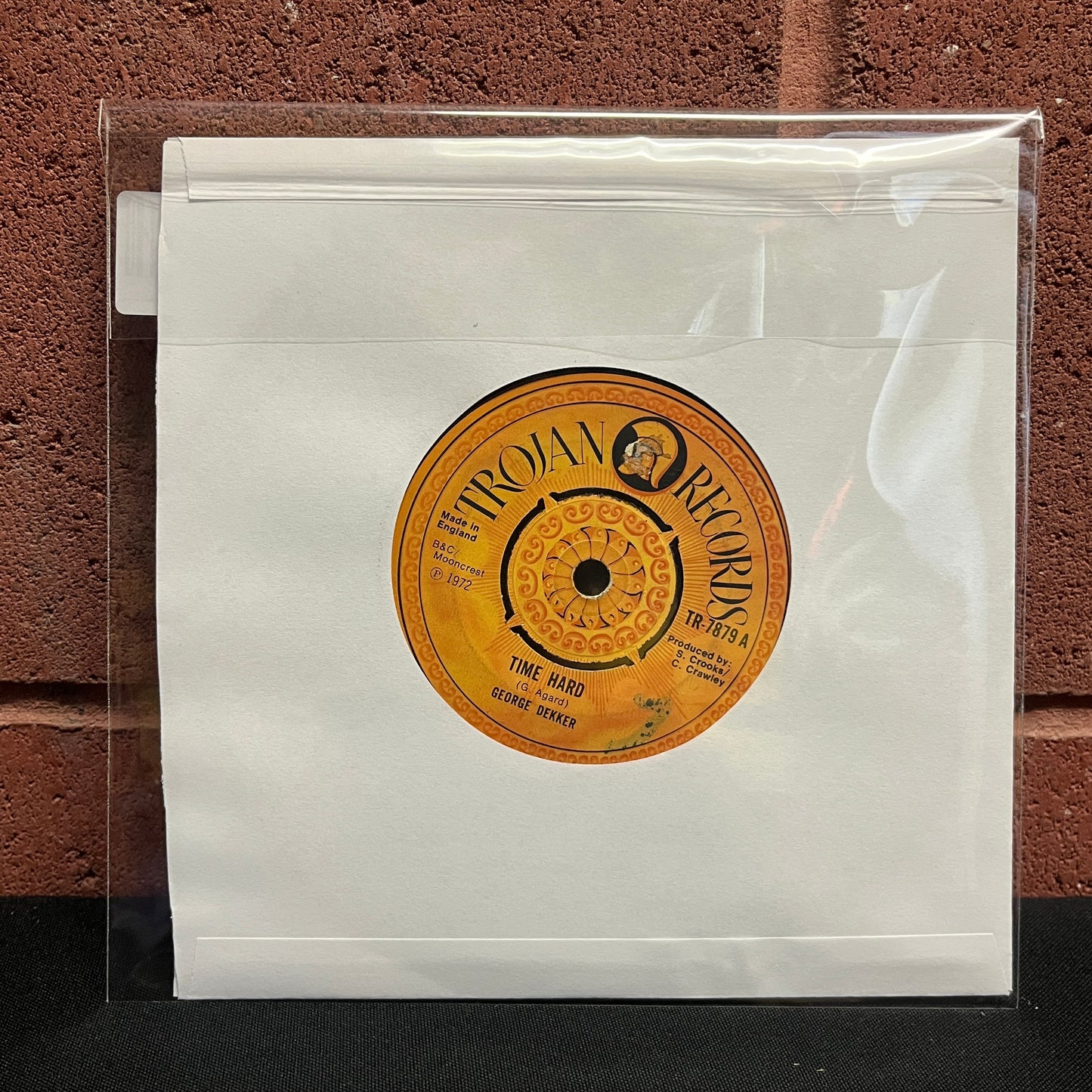 Used Vinyl: George Dekker / Sydney, George & Jackie "Time Hard / Fall In Love" 7"