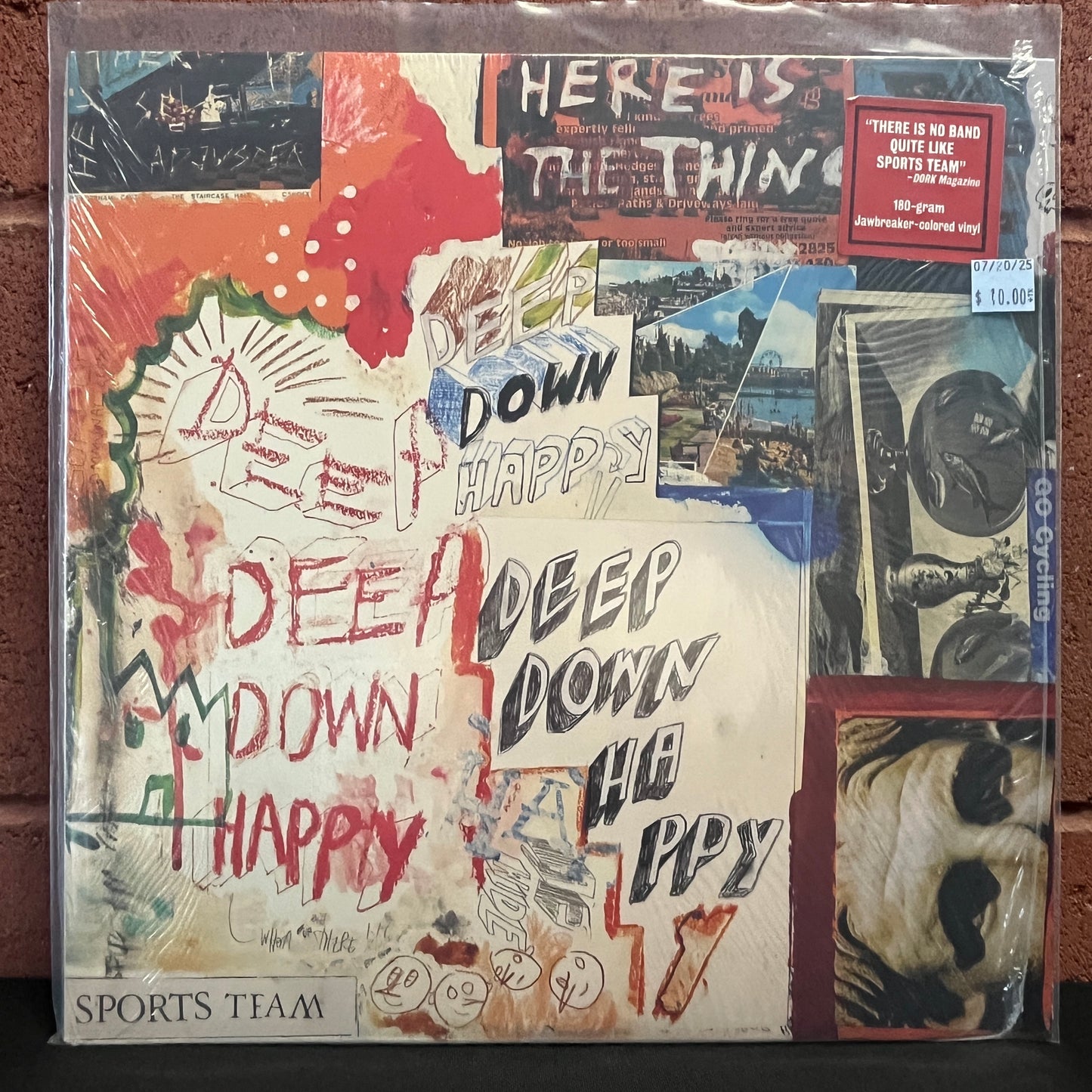 Used Vinyl: Sports Team "Deep Down Happy" LP (Jawbreaker Color Vinyl)