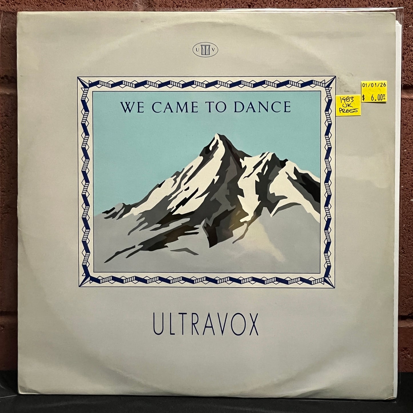 Used Vinyl: Ultravox "We Came To Dance" 12" (1983 UK Press)