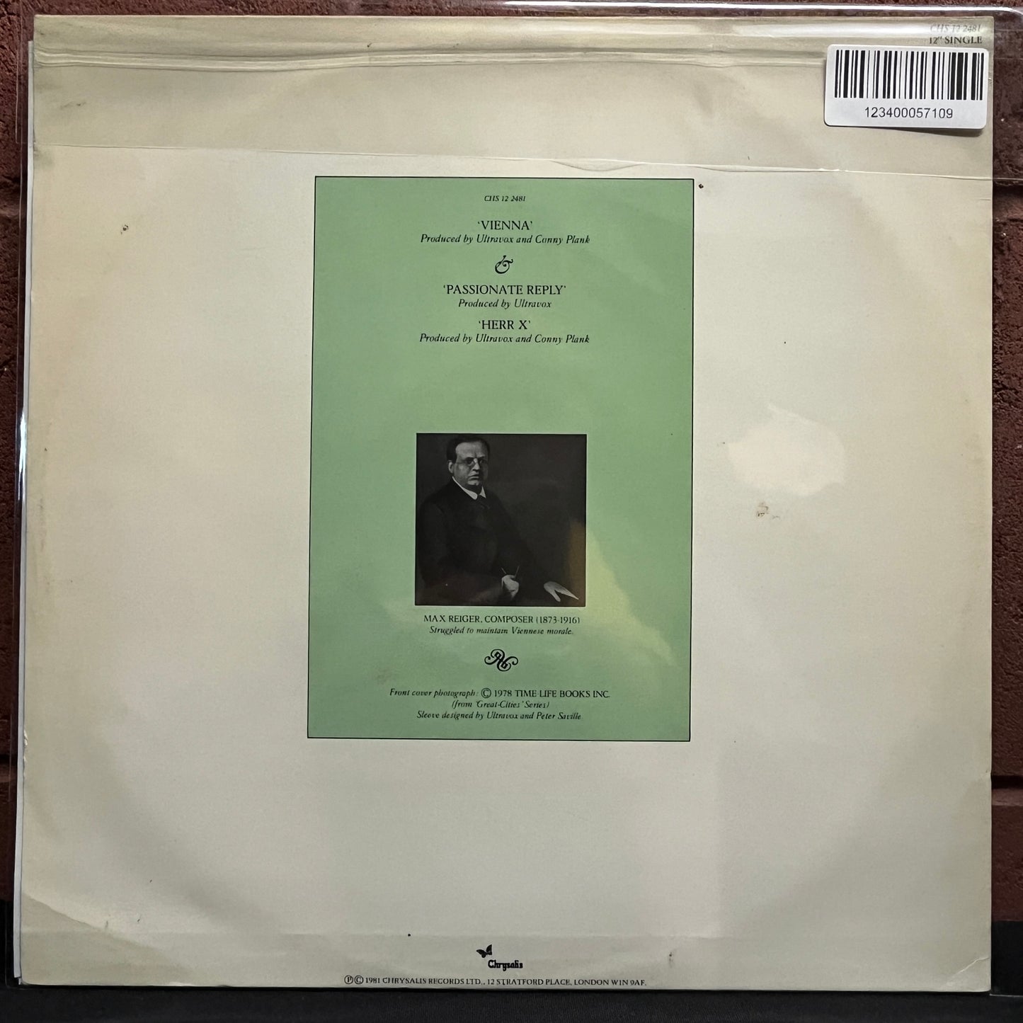 Used Vinyl: Ultravox "Vienna" 12" (1981 Promo Press)