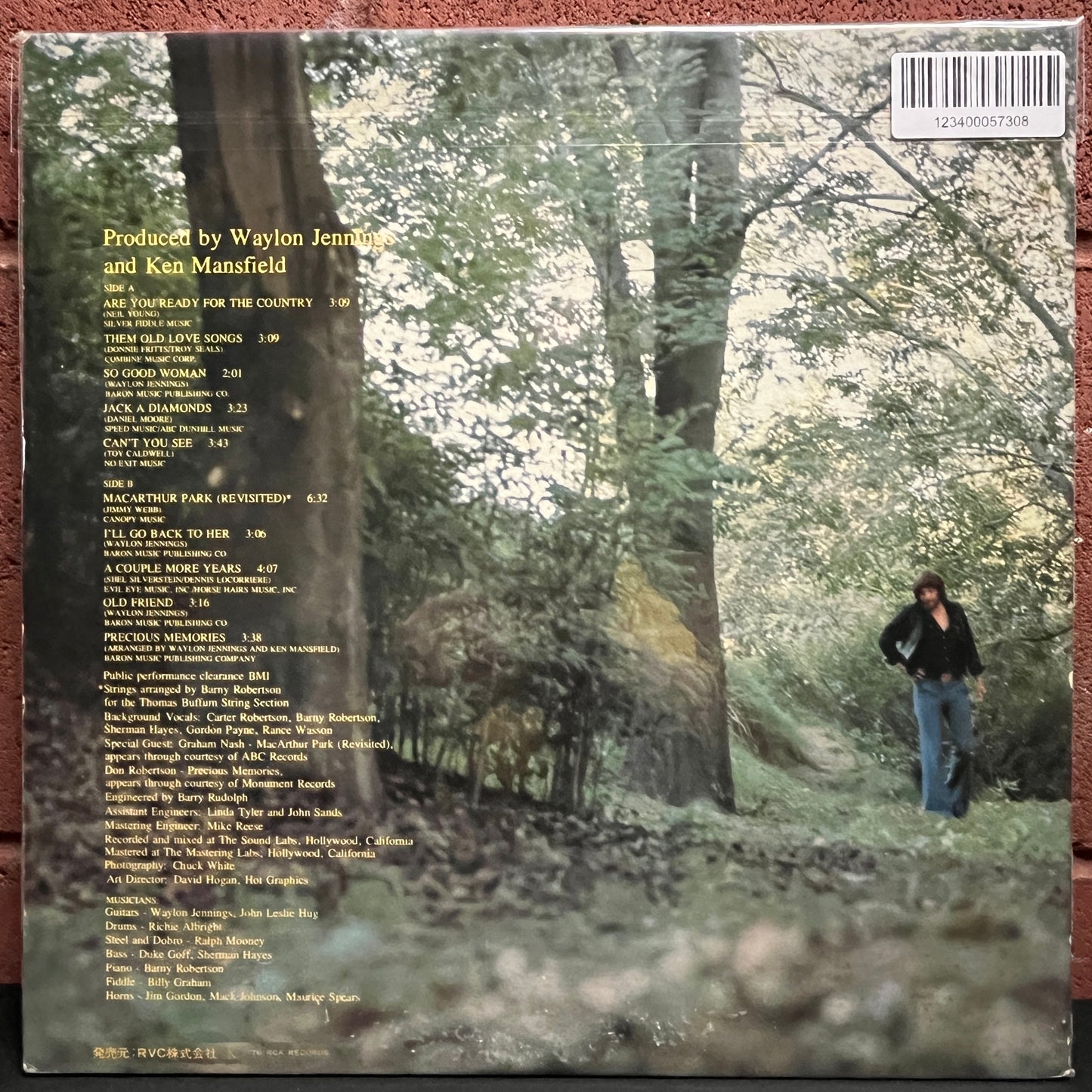 Used Vinyl: Waylon Jennings "Are You Ready For The Country" LP (1976 Japanese Press)