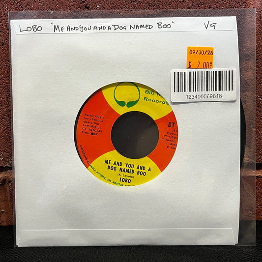 Used Vinyl: Lobo "Me and You and a Dog Named Boo" 7"