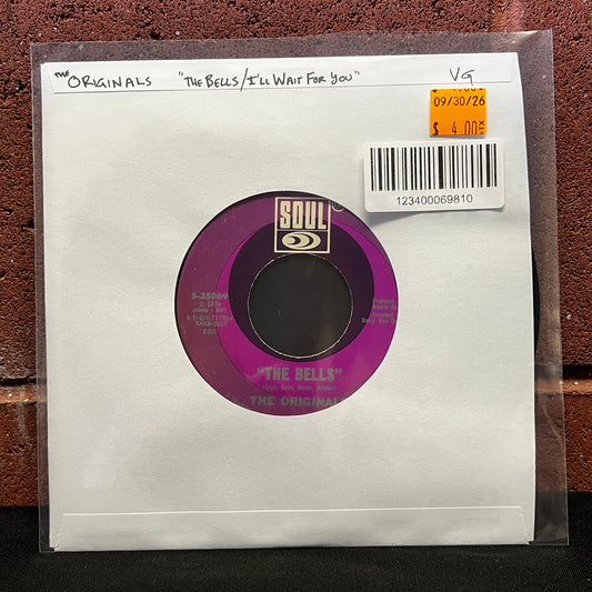 Used Vinyl: The Originals "The Bells / I'll Wait For You" 7"