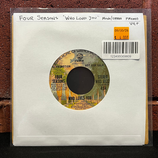 Used Vinyl: Four Seasons "Who Loves You" 7" (Mono/Stereo Promo copy)